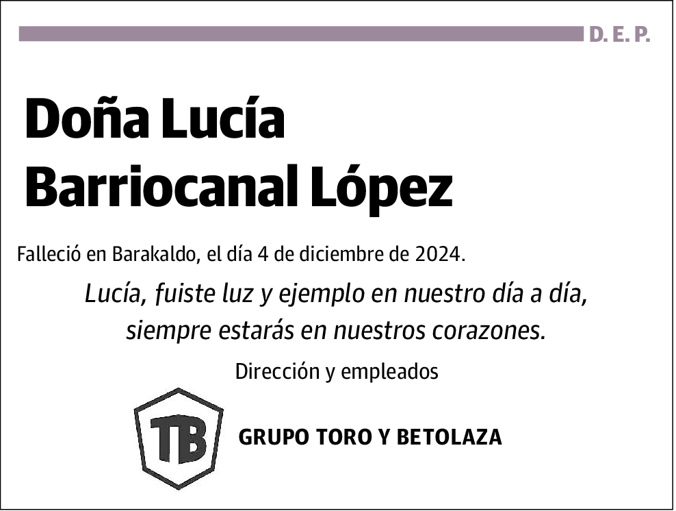 Lucía Barriocanal López