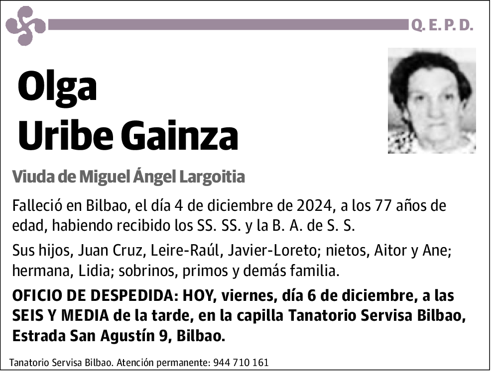 Olga Uribe Gainza