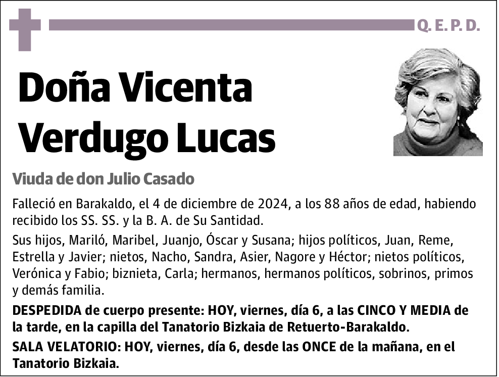 Vicenta Verdugo Lucas