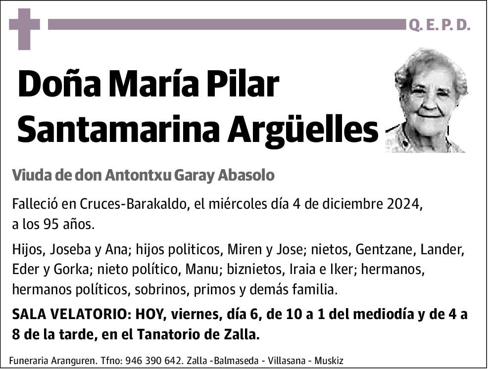 María Pilar Santamarina Argüelles