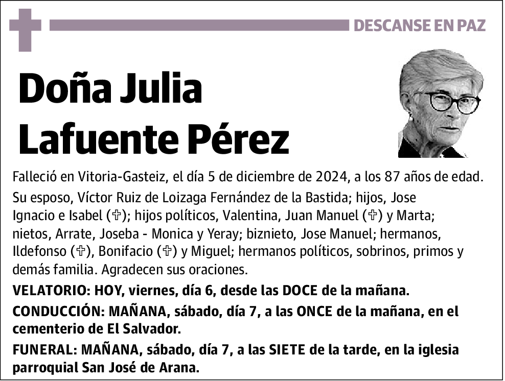 Julia Lafuente Pérez