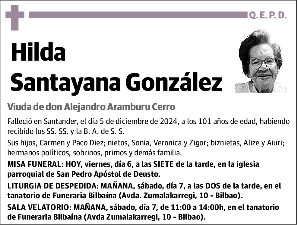 Hilda Santayana González