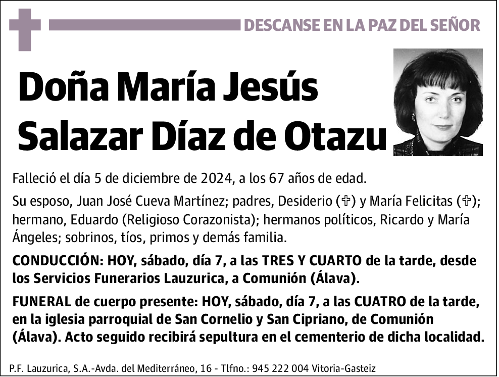 María Jesús Salazar Díaz de Otazu