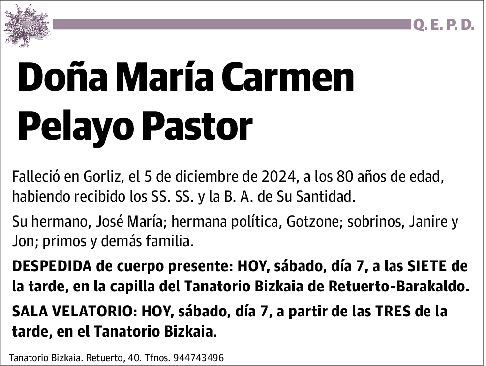 María Carmen Pelayo Pastor