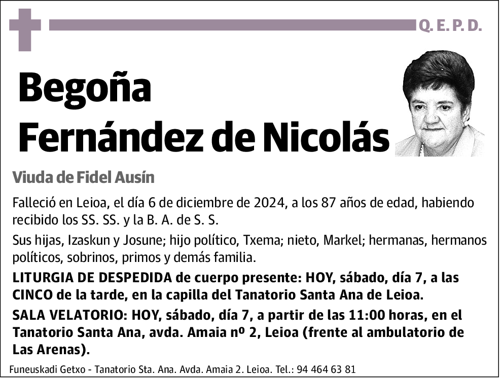 Begoña Fernández de Nicolás