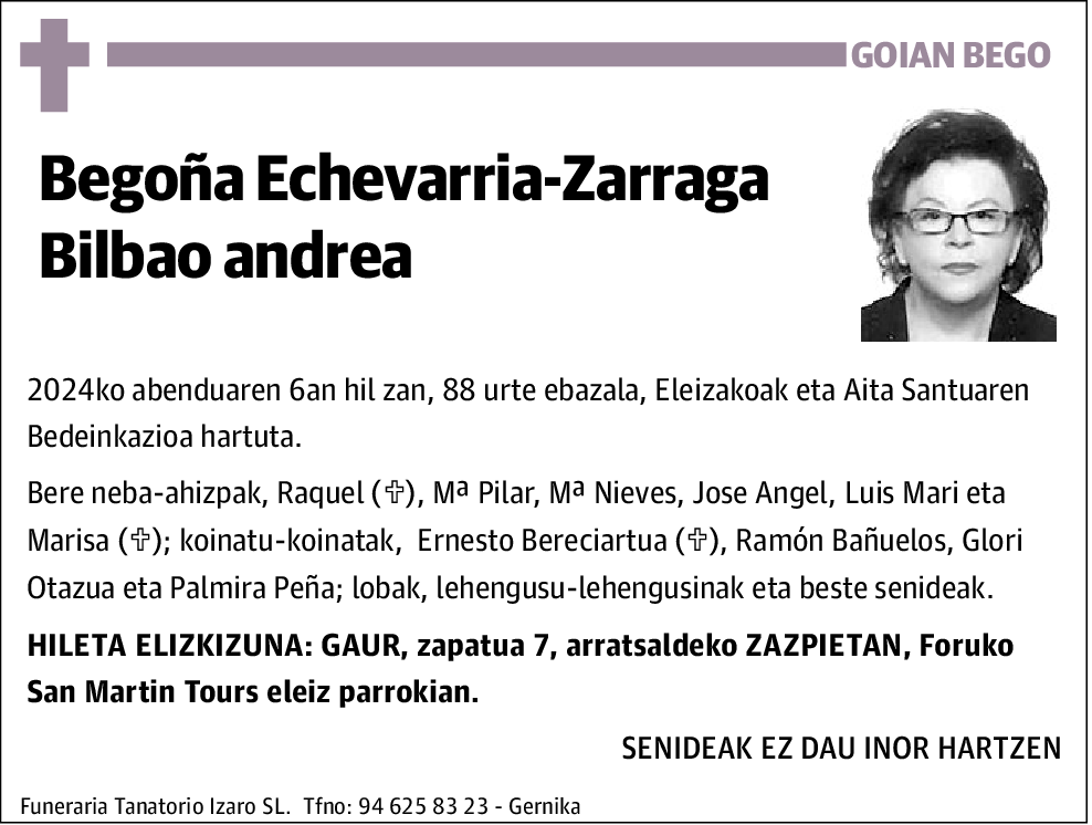 Begoña Echevarria-Zarraga Bilbao