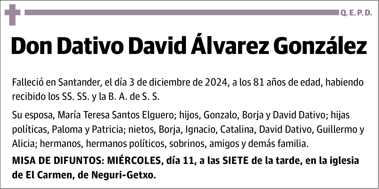 Dativo David Álvarez González