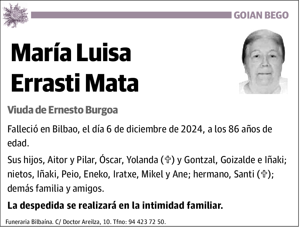 María Luisa Errasti Mata