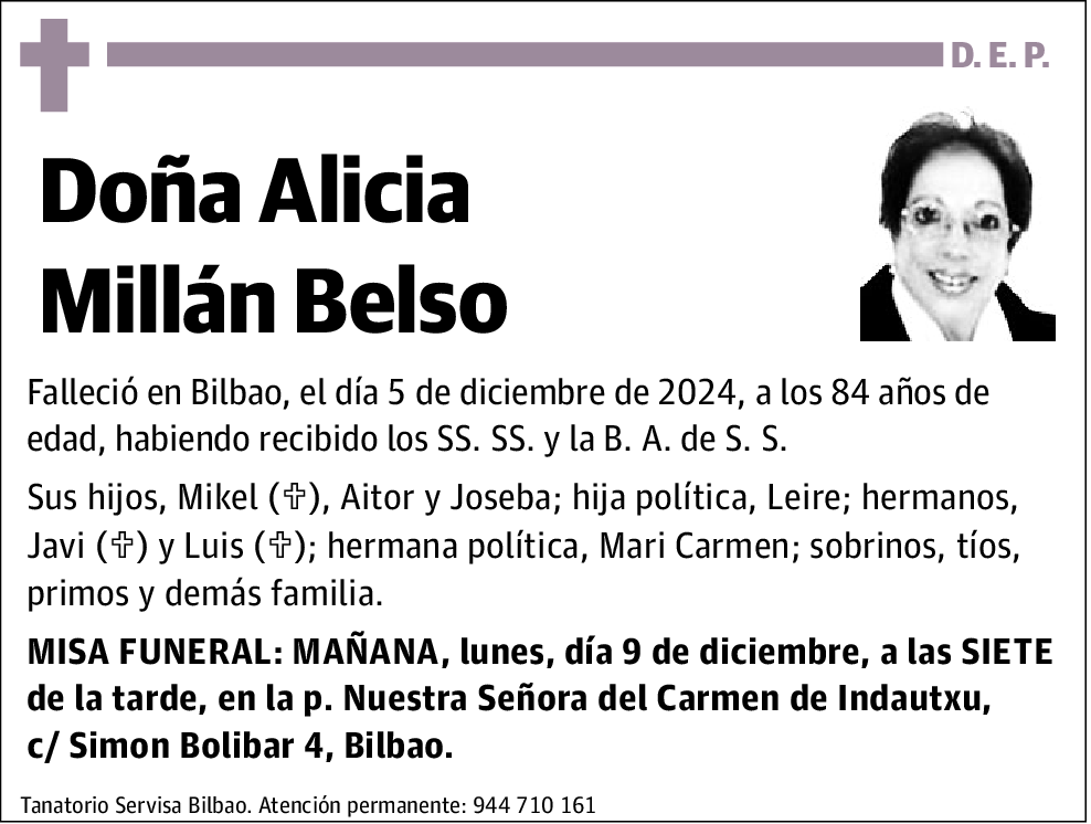 Alicia Millán Belso