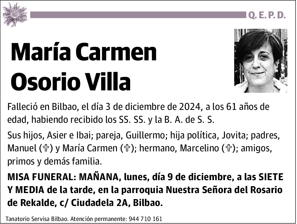 María Carmen Osorio Villa