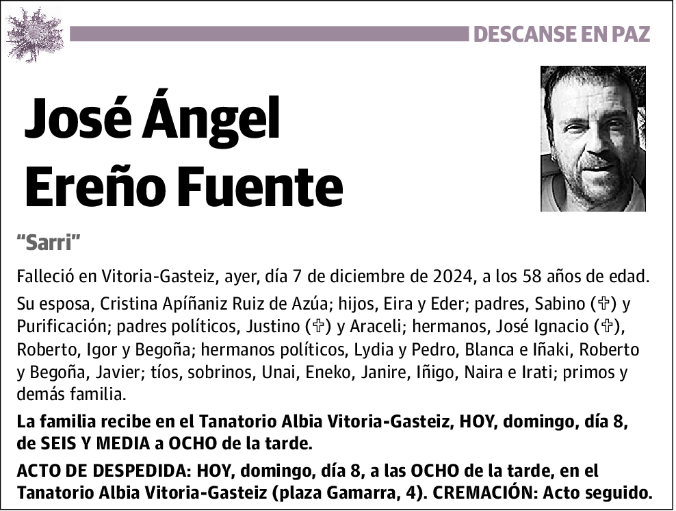 José Ángel Ereño Fuente