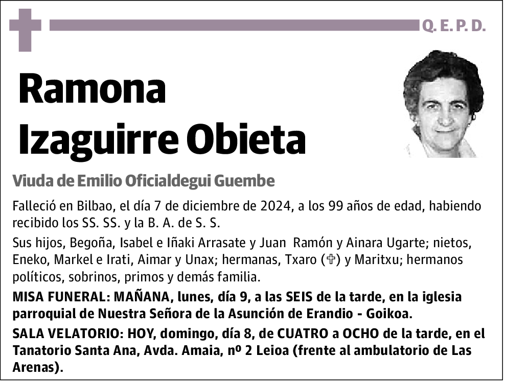 Ramona Izaguirre Obieta