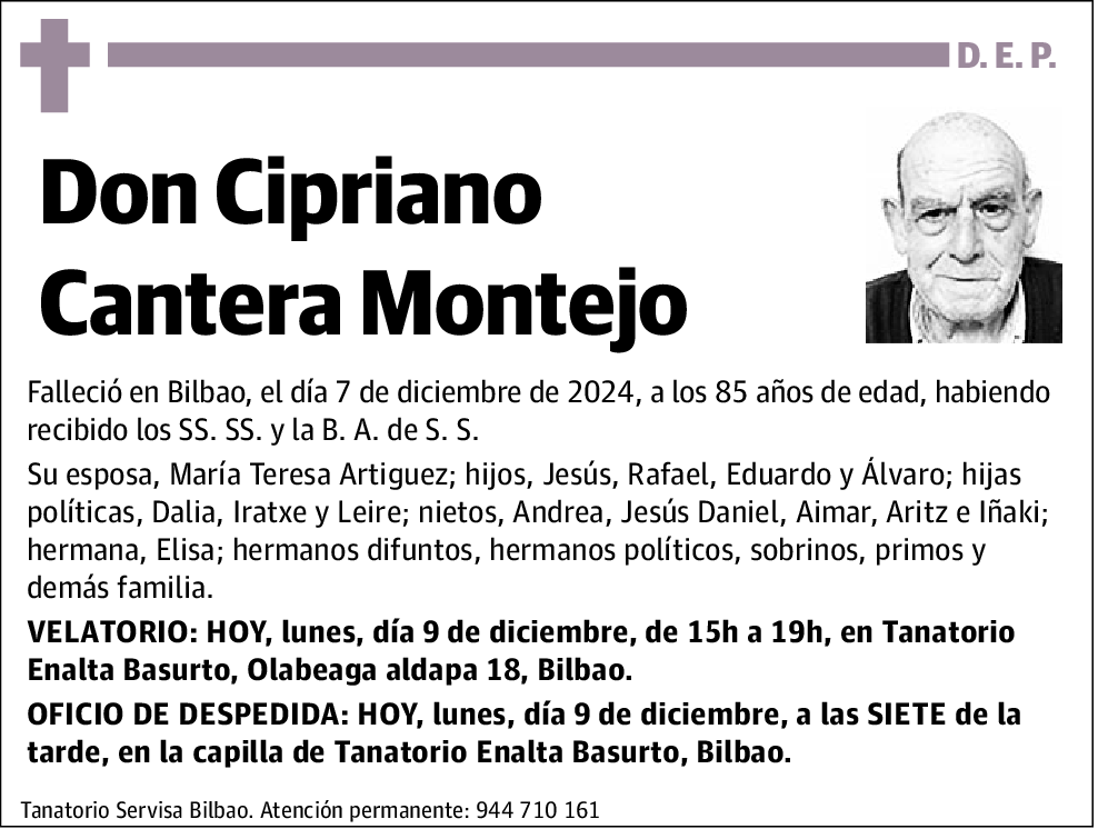 Cipriano Cantera Montejo