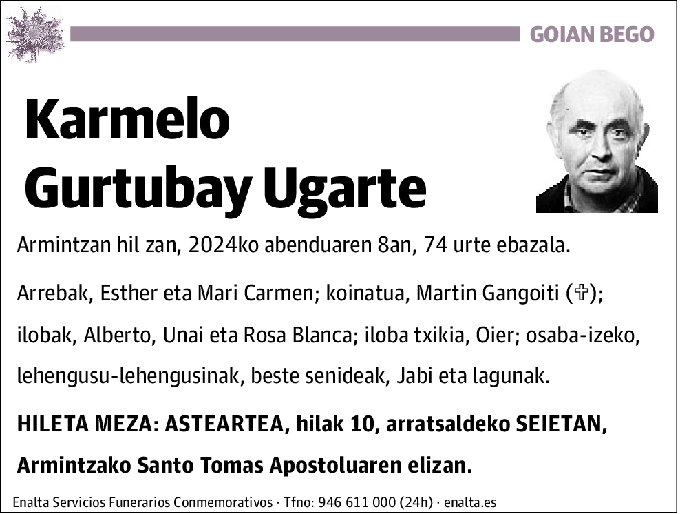 Karmelo Gurtubay Ugarte