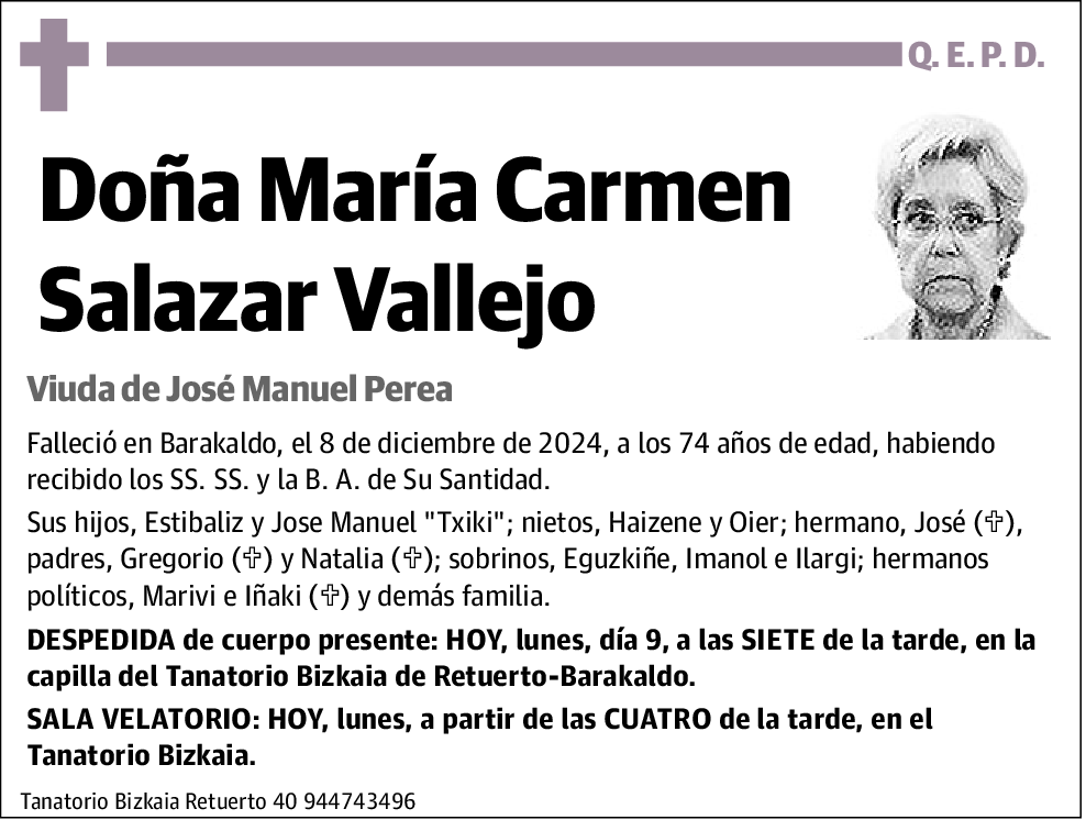 María Carmen Salazar Vallejo