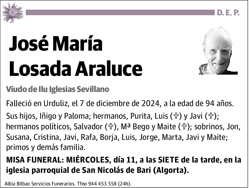 José María Losada Araluce