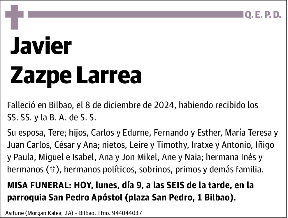 Javier Zazpe Larrea