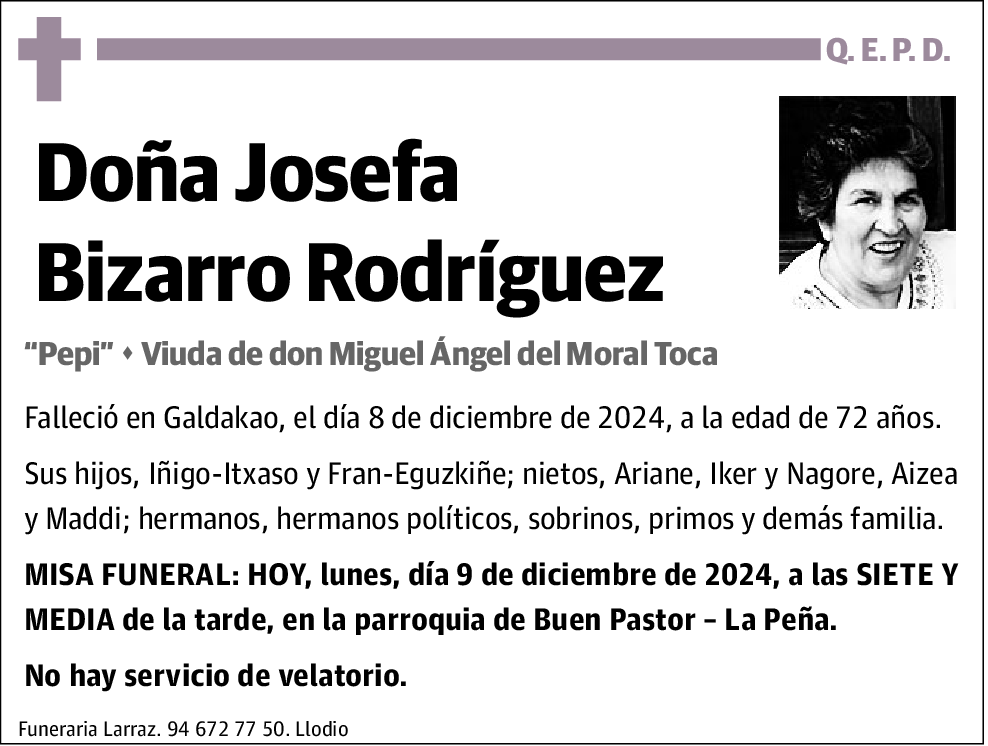 Josefa Bizarro Rodríguez