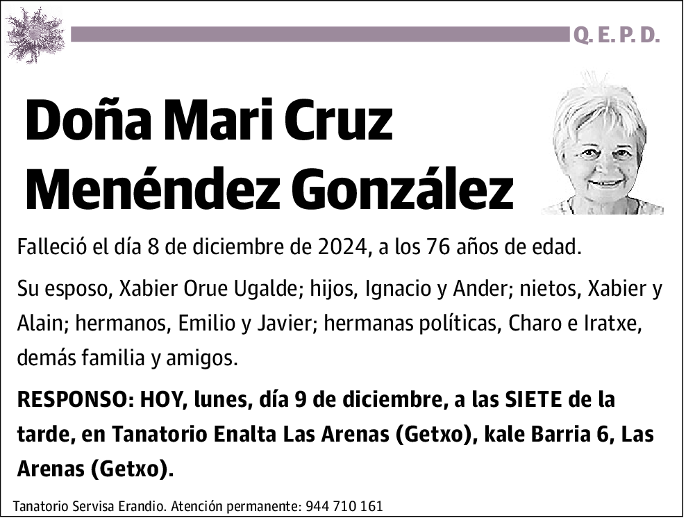 Mari Cruz Menéndez González