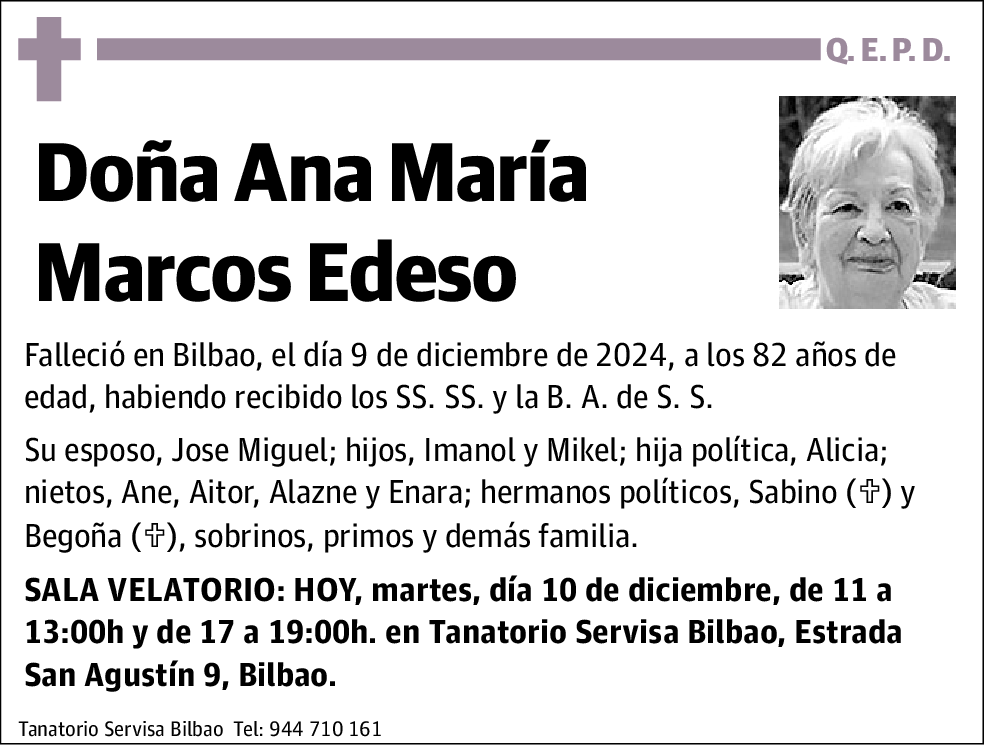 Ana María Marcos Edeso