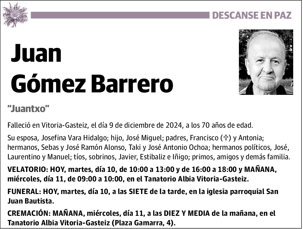 Juan Gómez Barrero