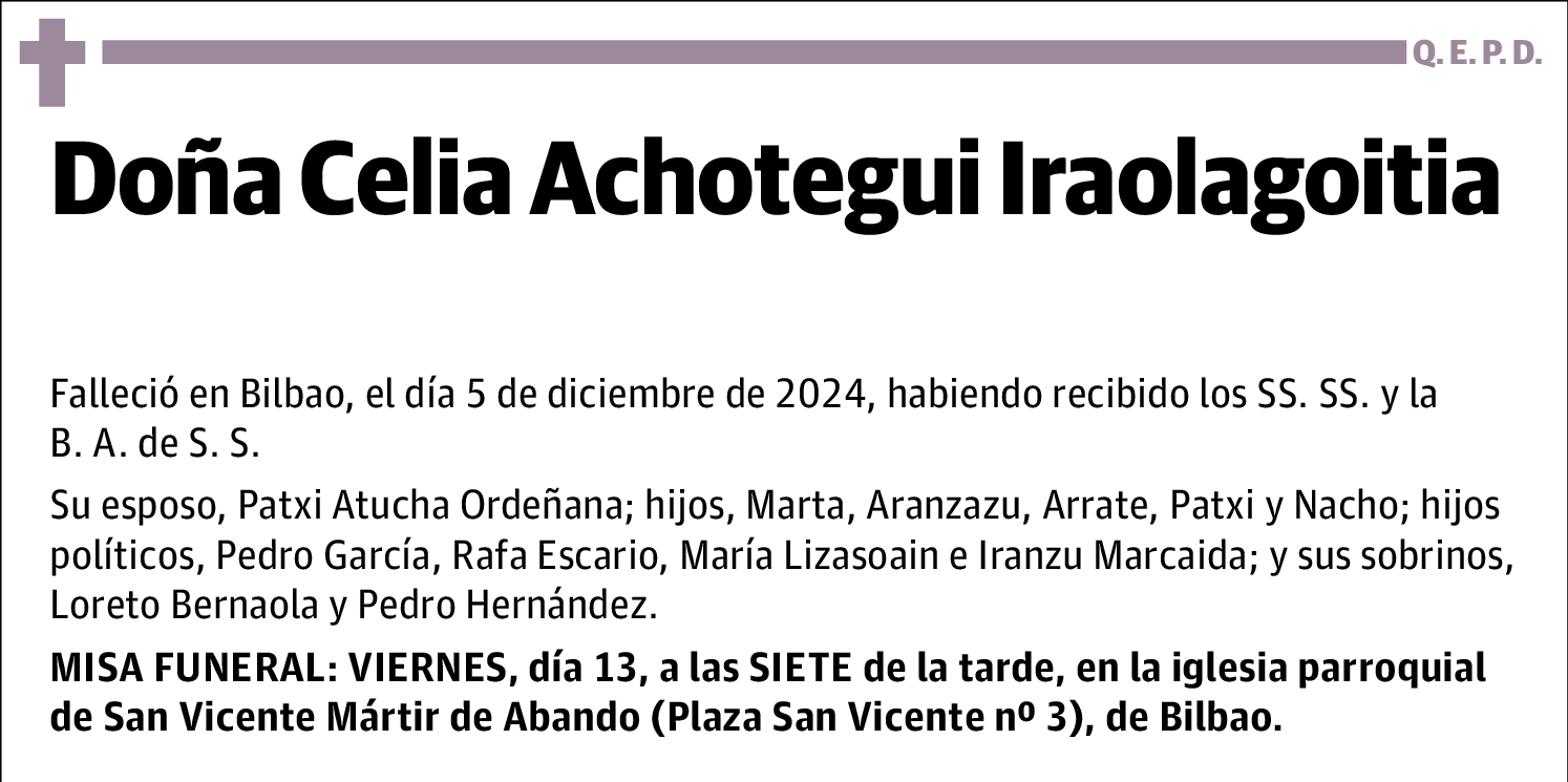 Celia Achotegui Iraolagoitia