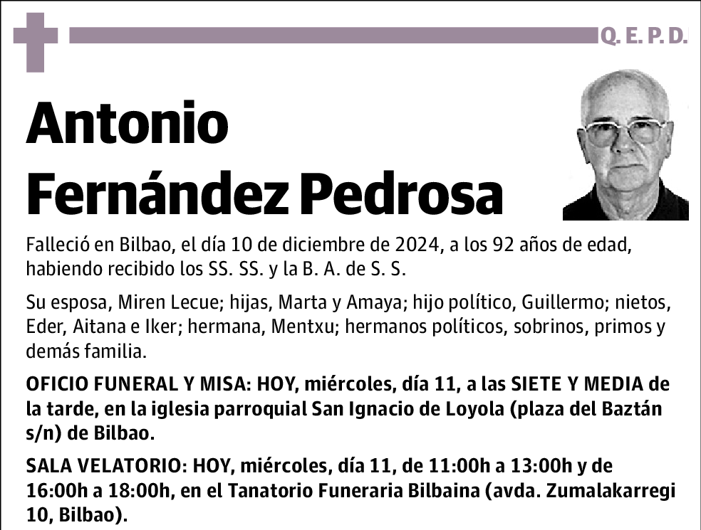 Antonio Fernández Pedrosa