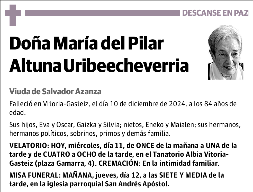 María del Pilar Altuna Uribeecheverria