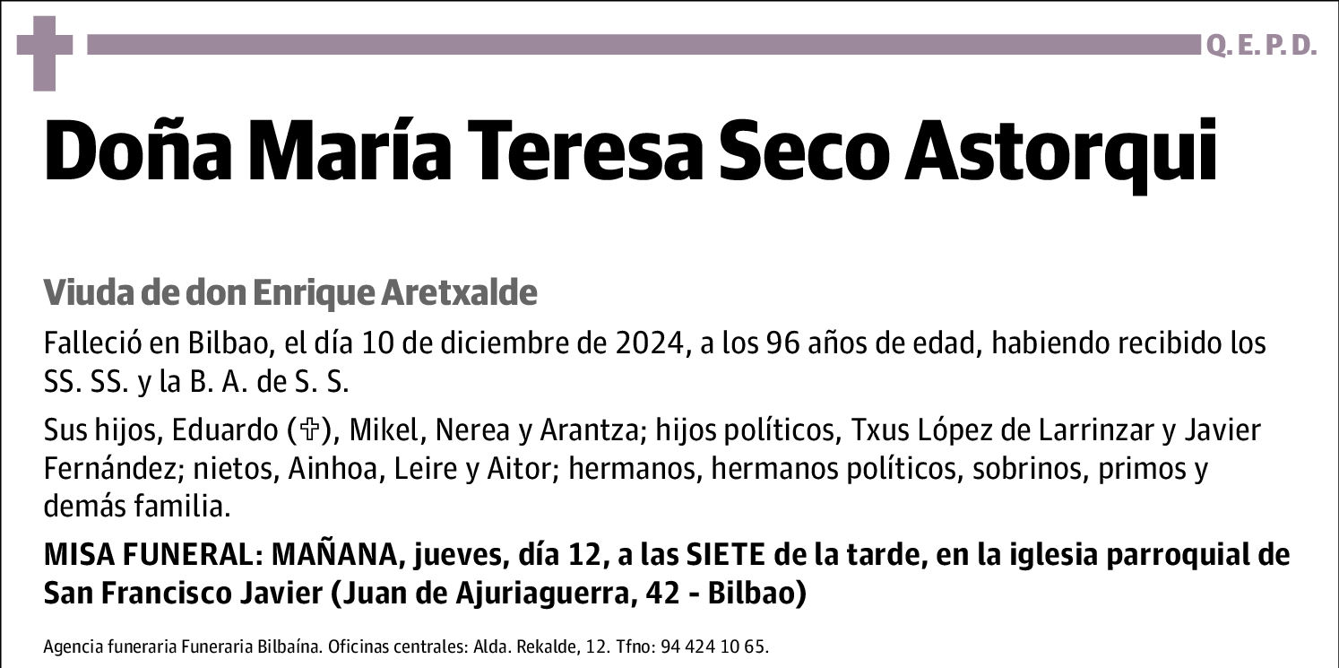 María Teresa Seco Astorqui