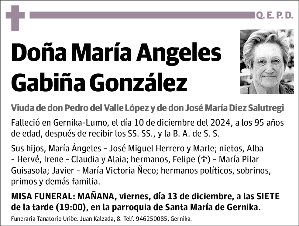 María Ángeles Gabiña González