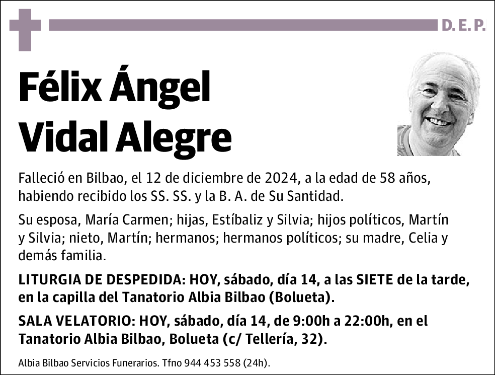 Félix Ángel Vidal Alegre