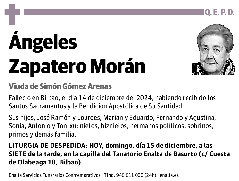 Ángeles Zapatero Morán