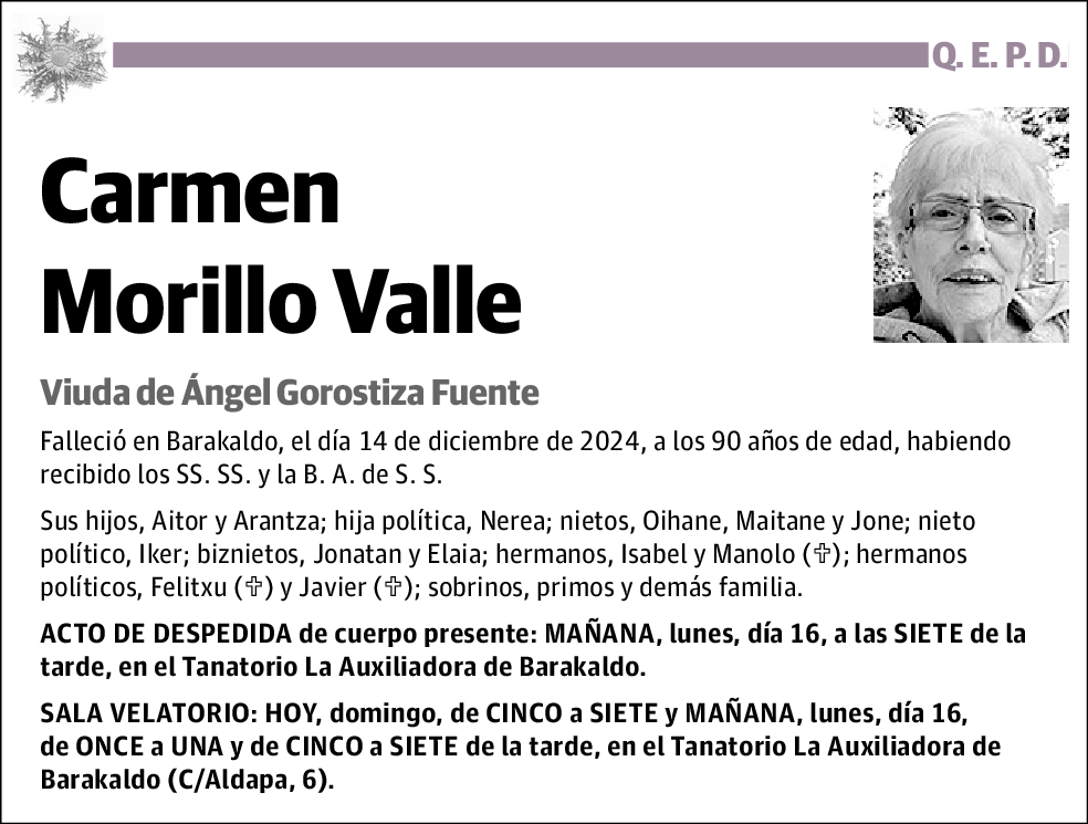 Carmen Morillo Valle