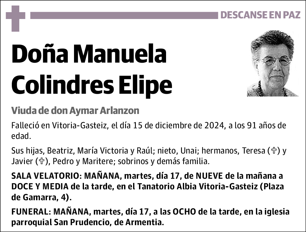 Manuela Colindres Elipe