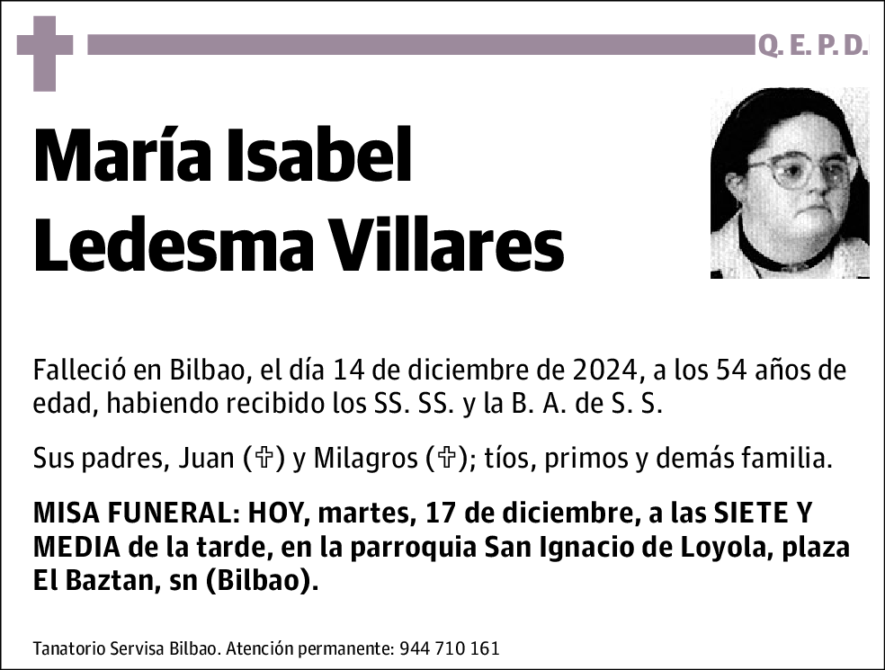 María Isabel Ledesma Villares