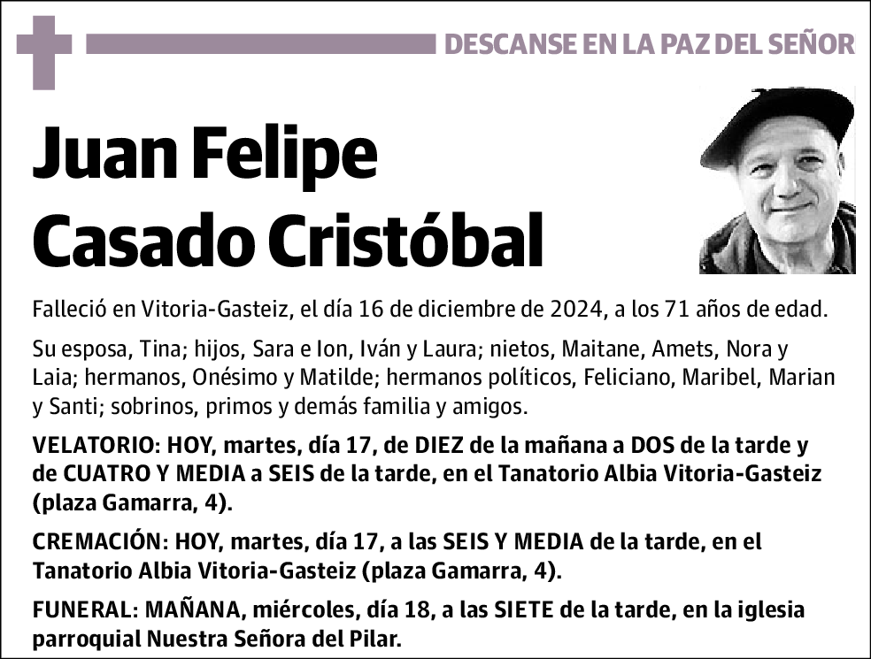 Juan Felipe Casado Cristóbal