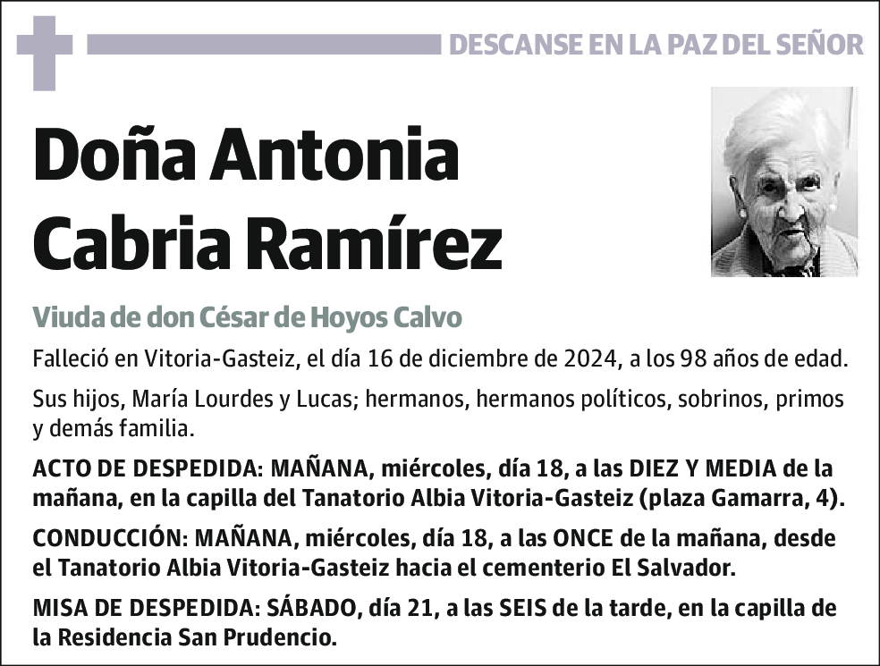Antonia Cabria Ramírez