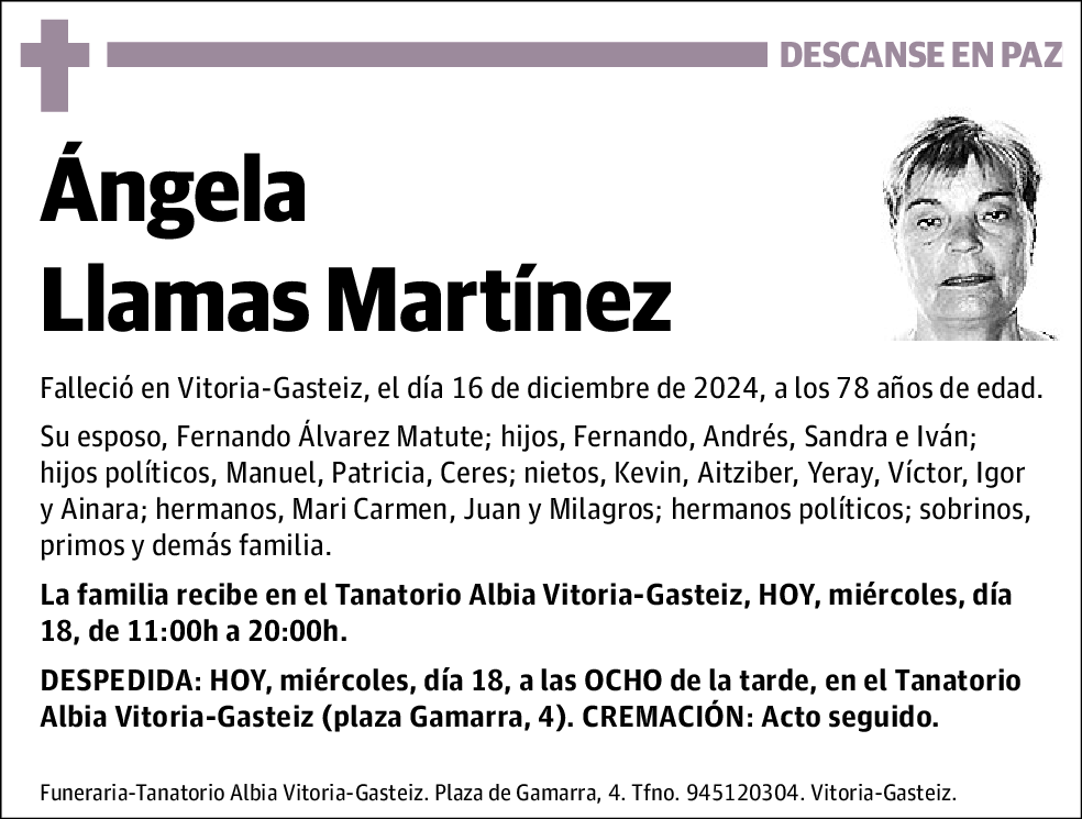 Ángela Llamas Martínez