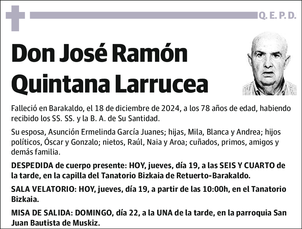 José Ramón Quintana Larrucea