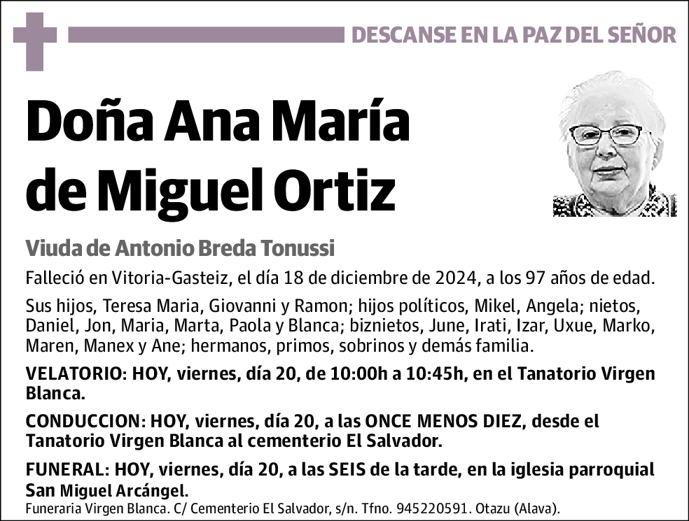 Ana María de Miguel Ortiz
