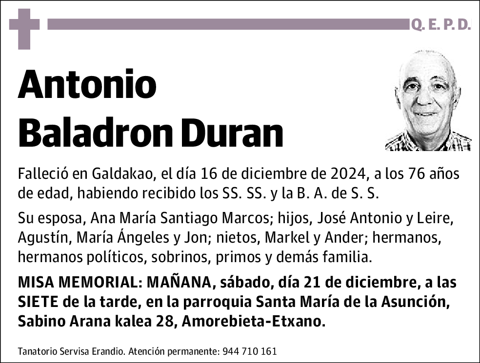 Antonio Baladron Duran