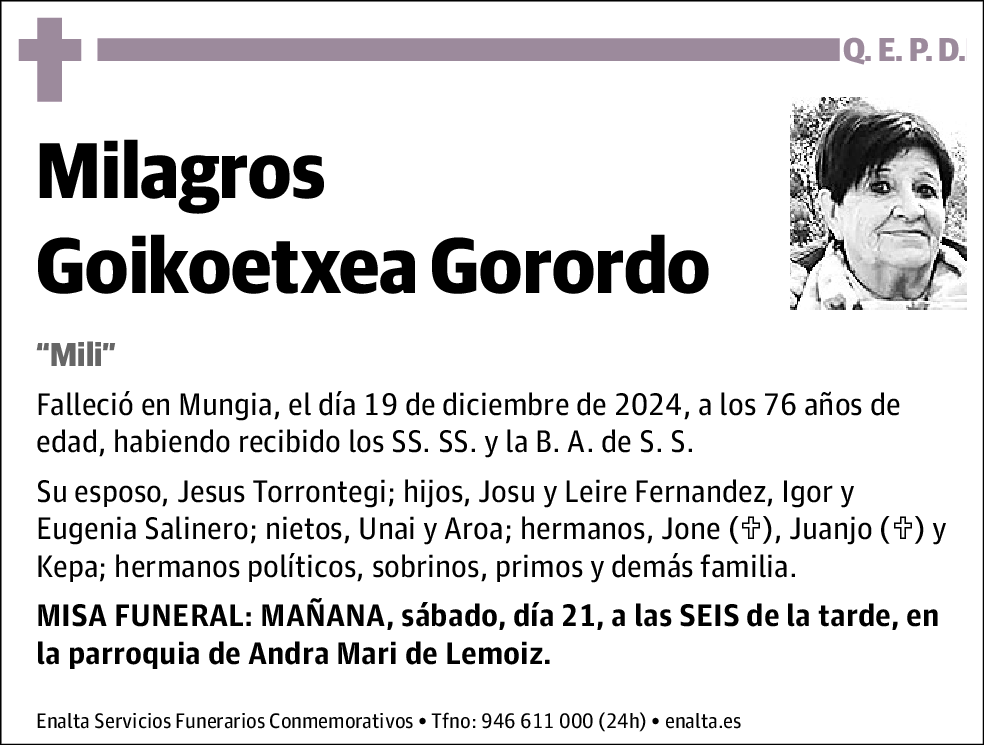 Milagros Goikoetxea Gorordo