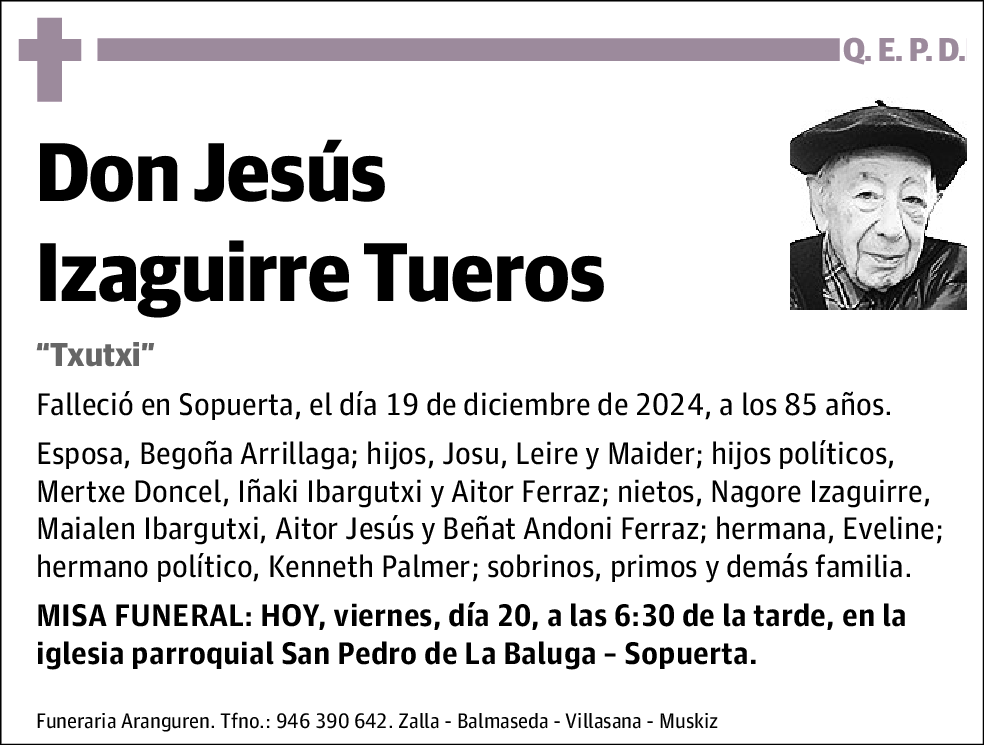 Jesús Izaguirre Tueros