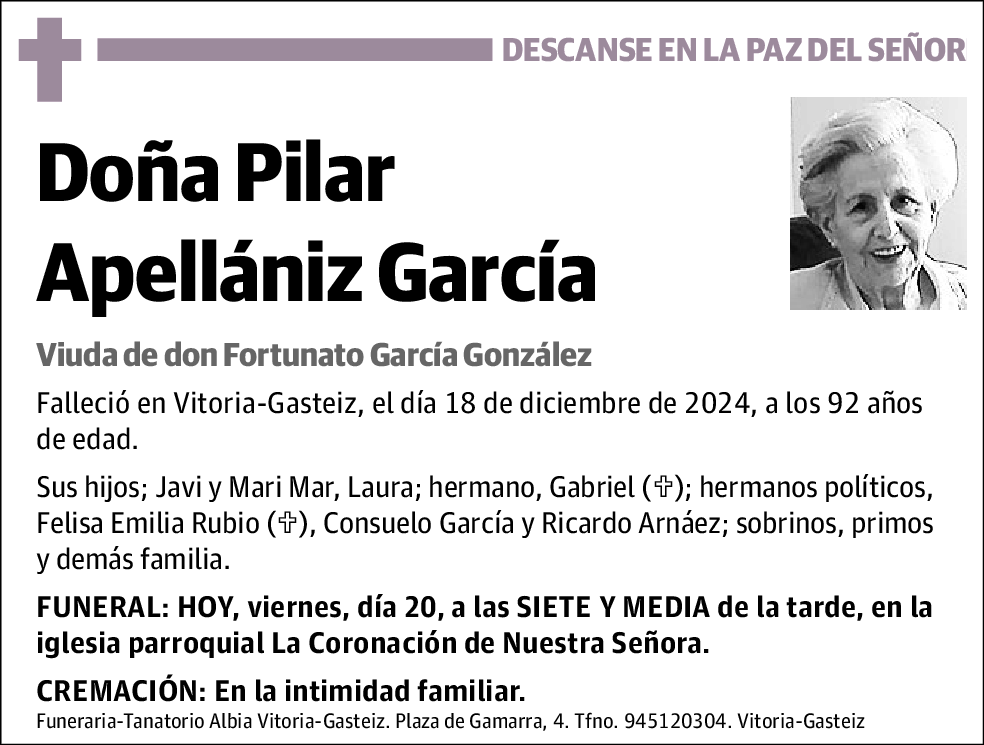 Pilar Apellániz García