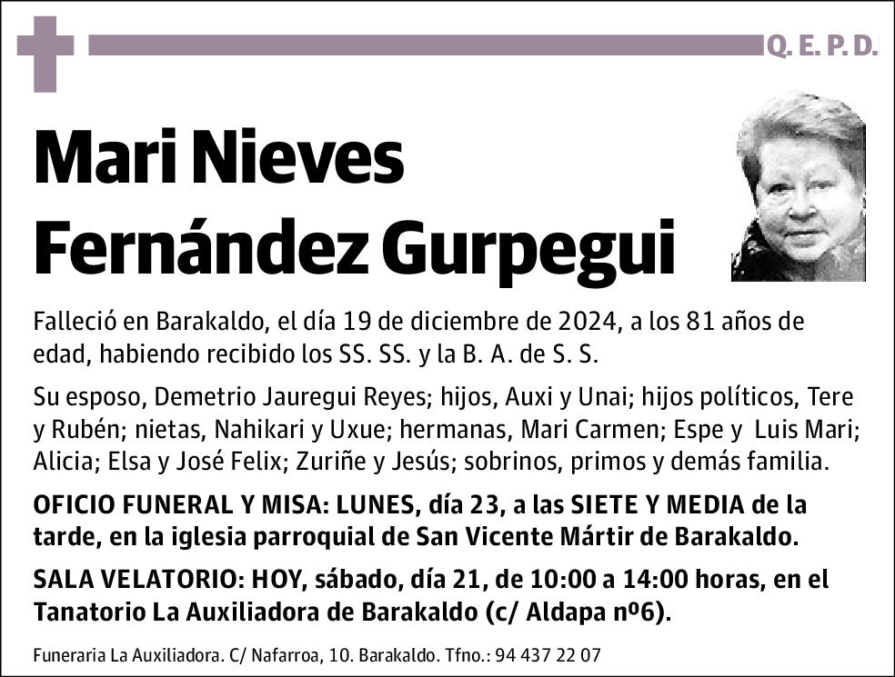 Mari Nieves Fernández Gurpegui