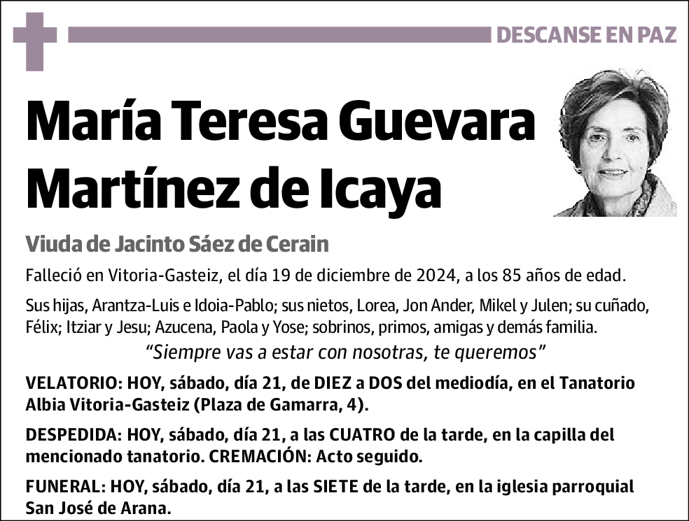 María Teresa Guevara Martínez de Icaya