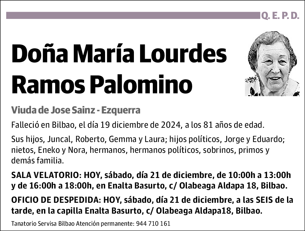 María Lourdes Ramos Palomino