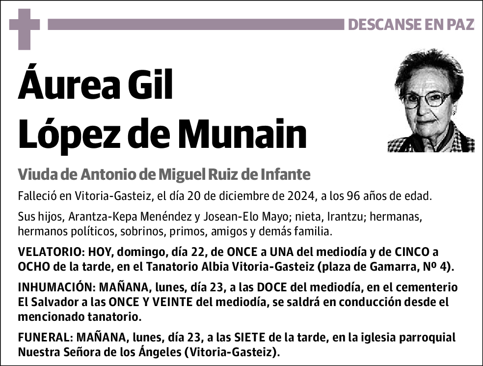 Áurea Gil López de Munain