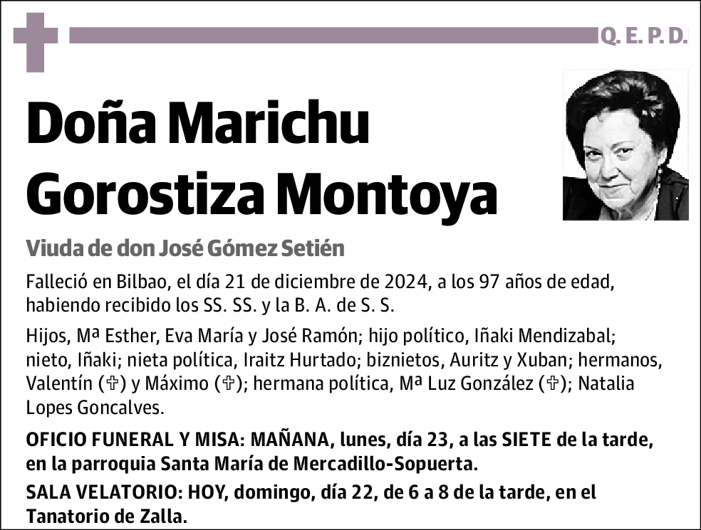 Marichu Gorostiza Montoya