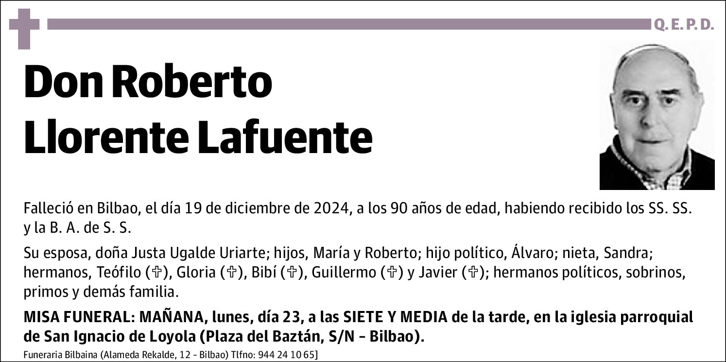 Roberto Llorente Lafuente